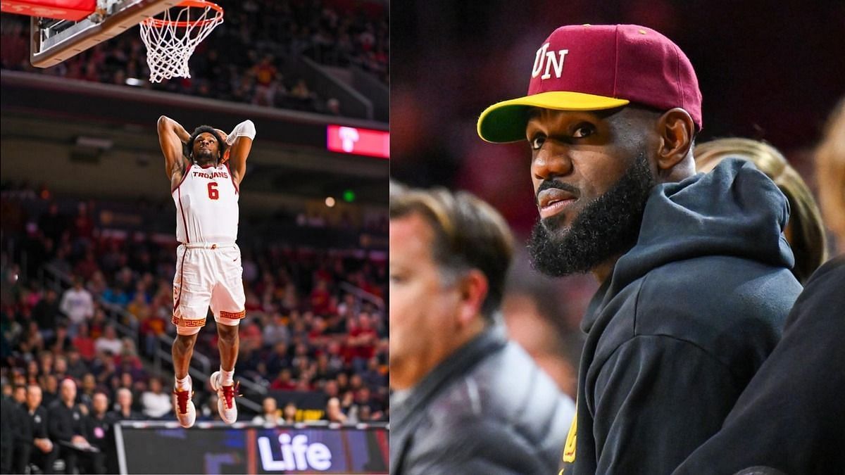 WATCH: Bronny James executes super cool steal & dunk in front of dad ...