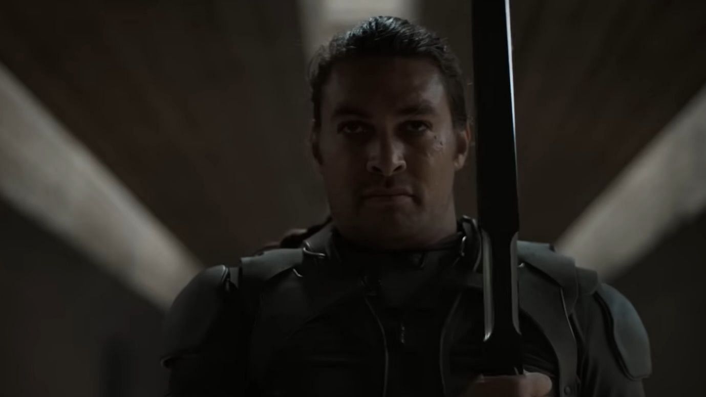 Jason Momoa as Duncan Idaho in Dune (Image via Warner Bros Pictures, Dune Official Trailer, 02:00)