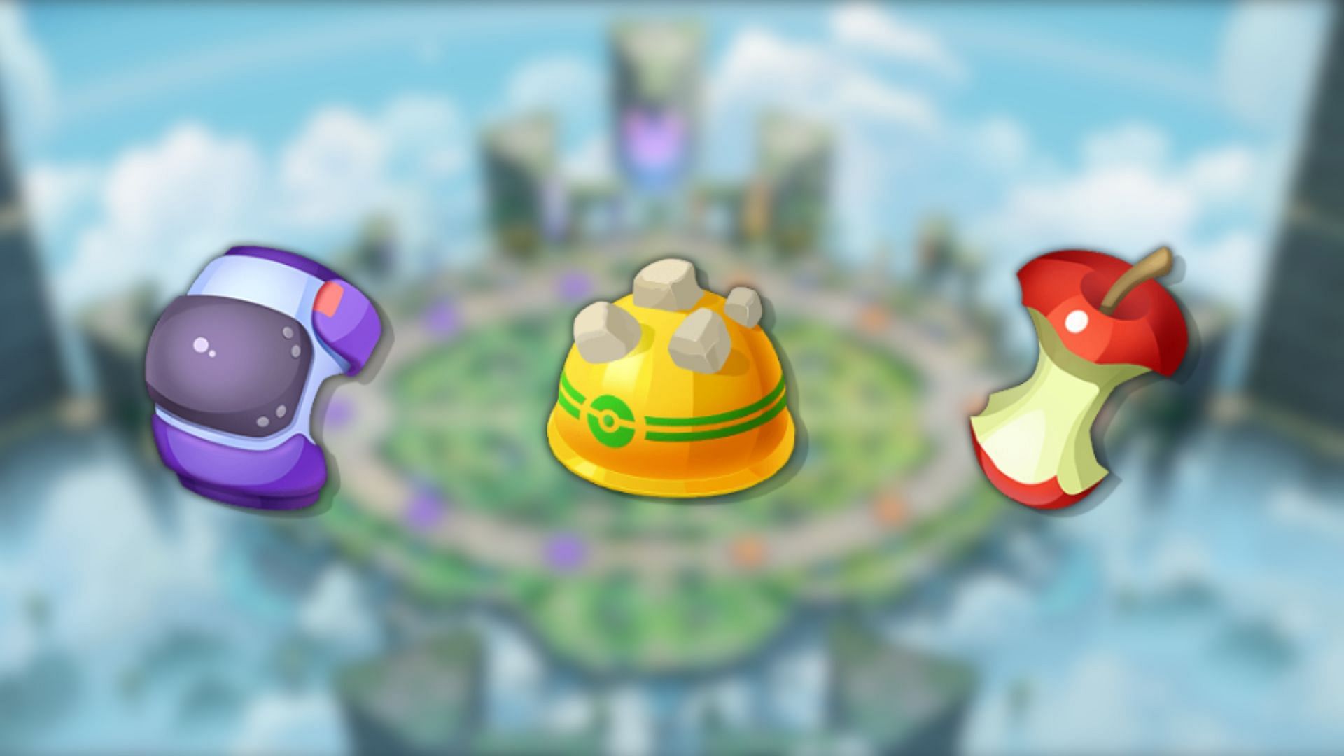 Score Shield, Rocky Helmet, and Leftovers (Image via The Pokemon Company)