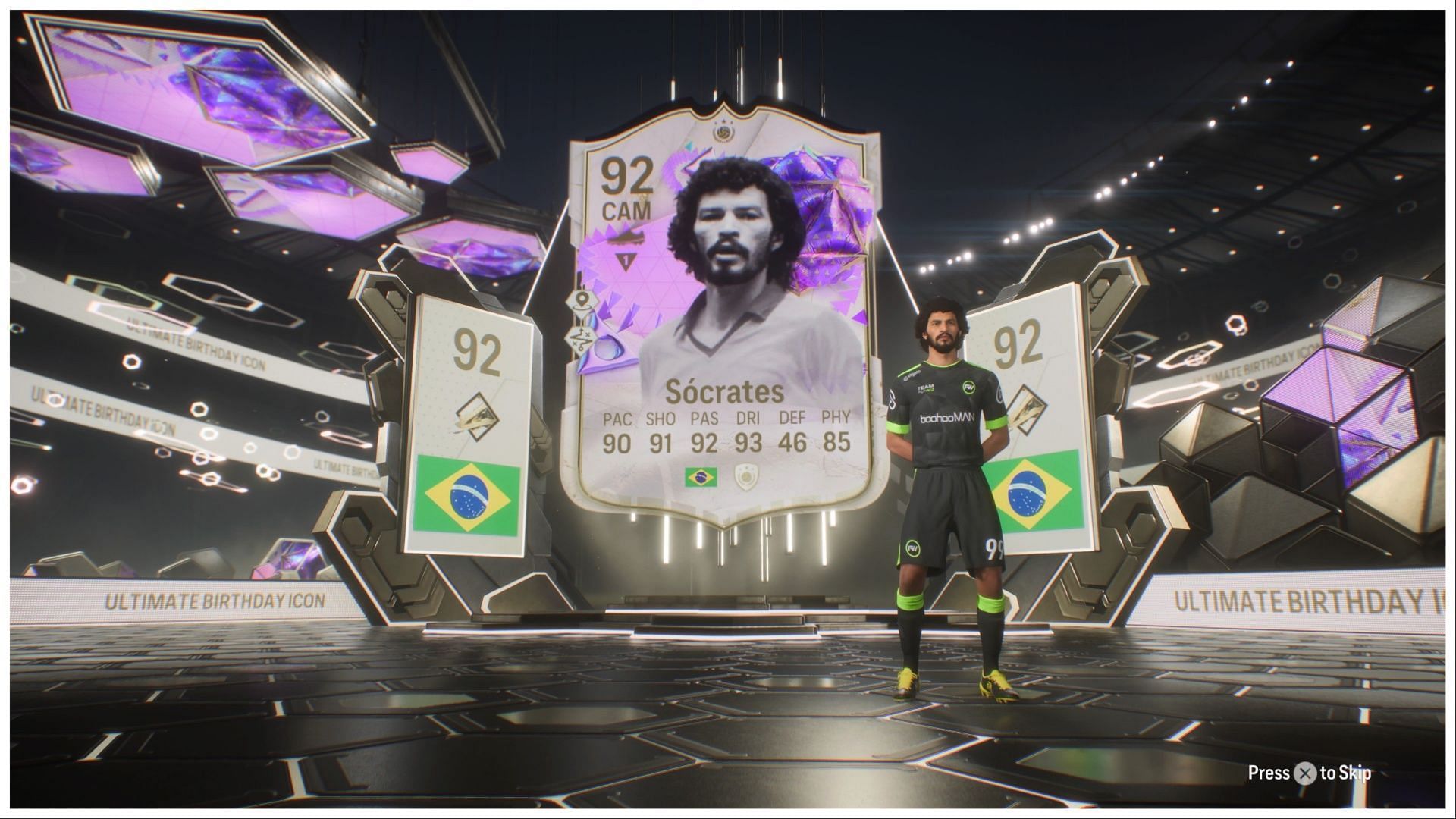 The EA FC 24 Socrates Ultimate Birthday Icon SBC is now live