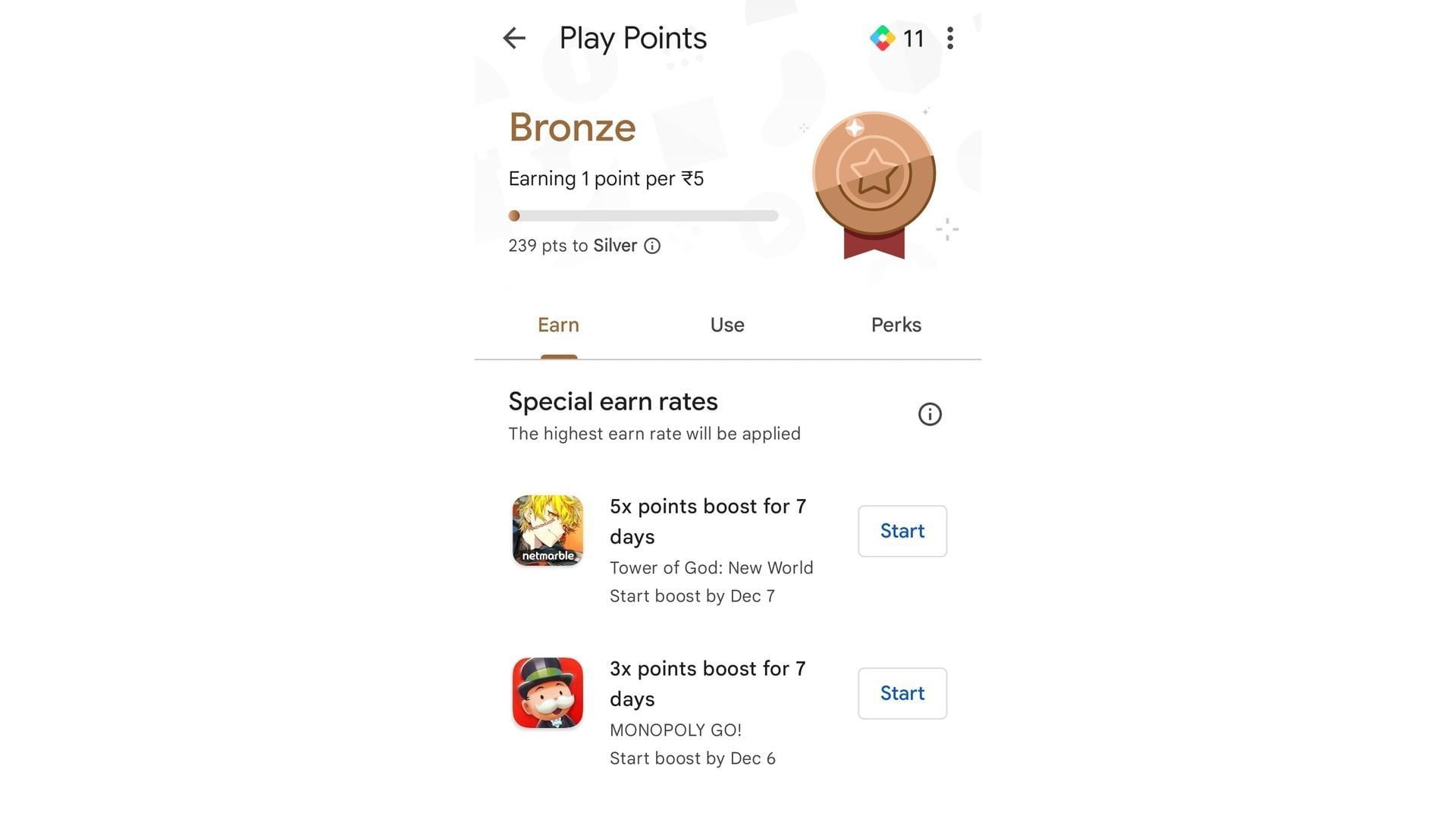 Play Points (Image via Play Store)