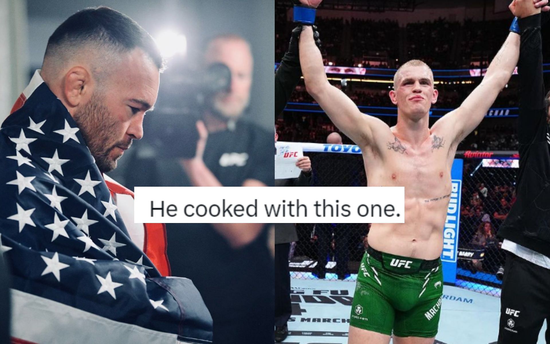 Colby Covington (L) and Ian Garry (R) have continued their war of words. [Images via @colbycovington and @iangarry on Instagram]