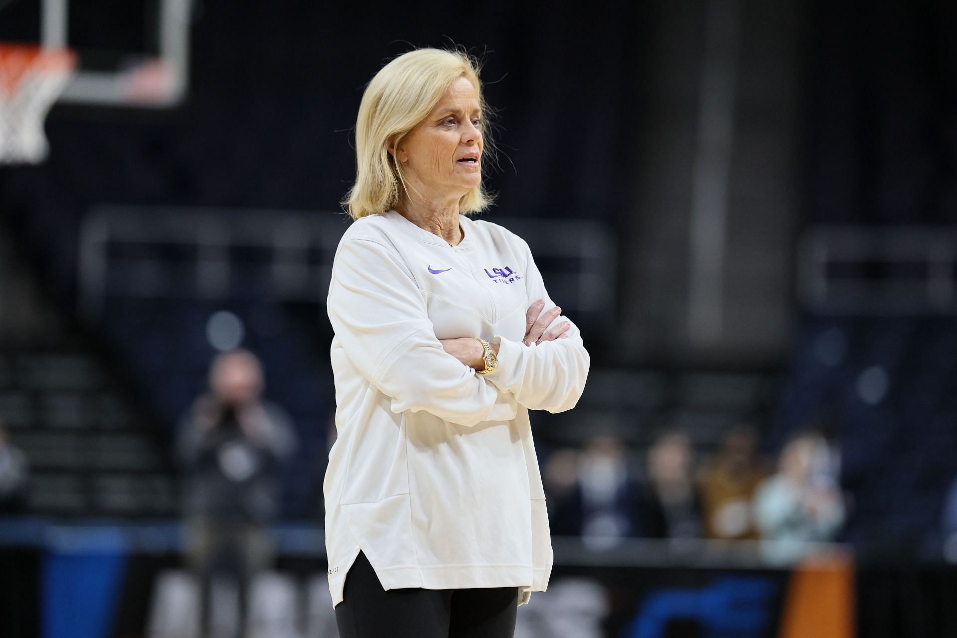 LSU Tigers head coach Kim Mulkey