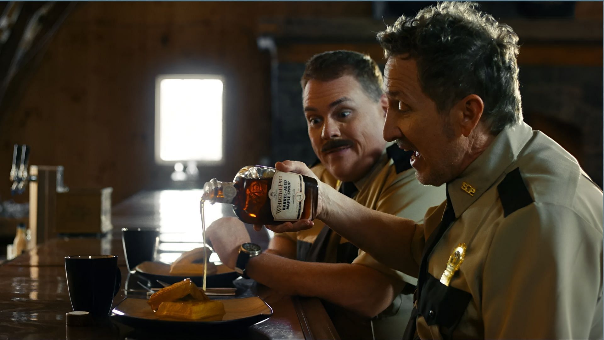 The Super Troopers Stache maple syrup can be availed for over $24.99 (Image via WhistlePig Whiskey)