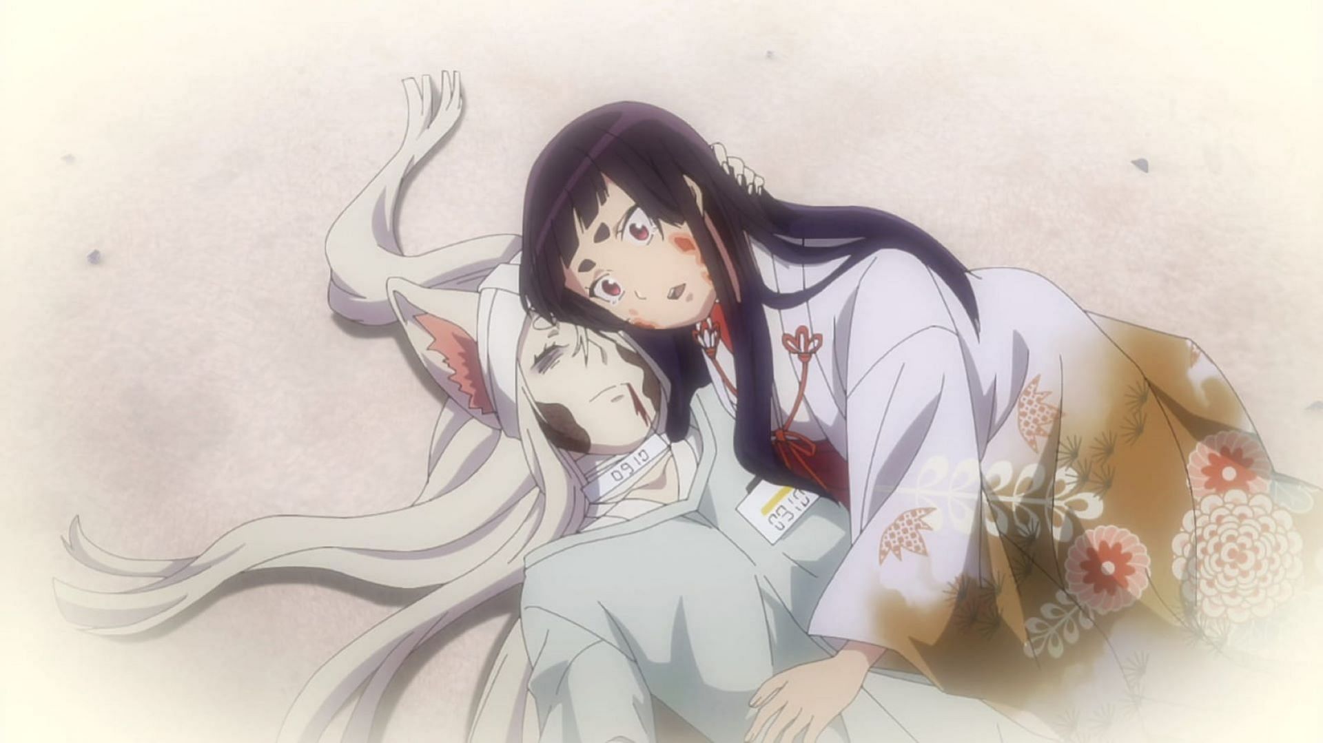 Izumo and her mother, as seen in the anime (Image via Kazue Kato)