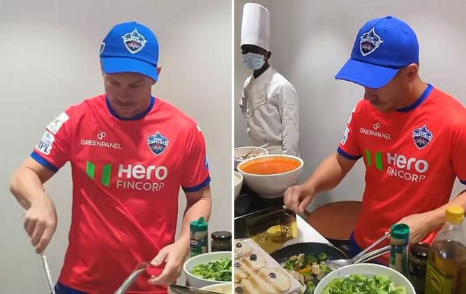 [Watch] David Warner turns chef at Delhi Capitals ahead of IPL 2024