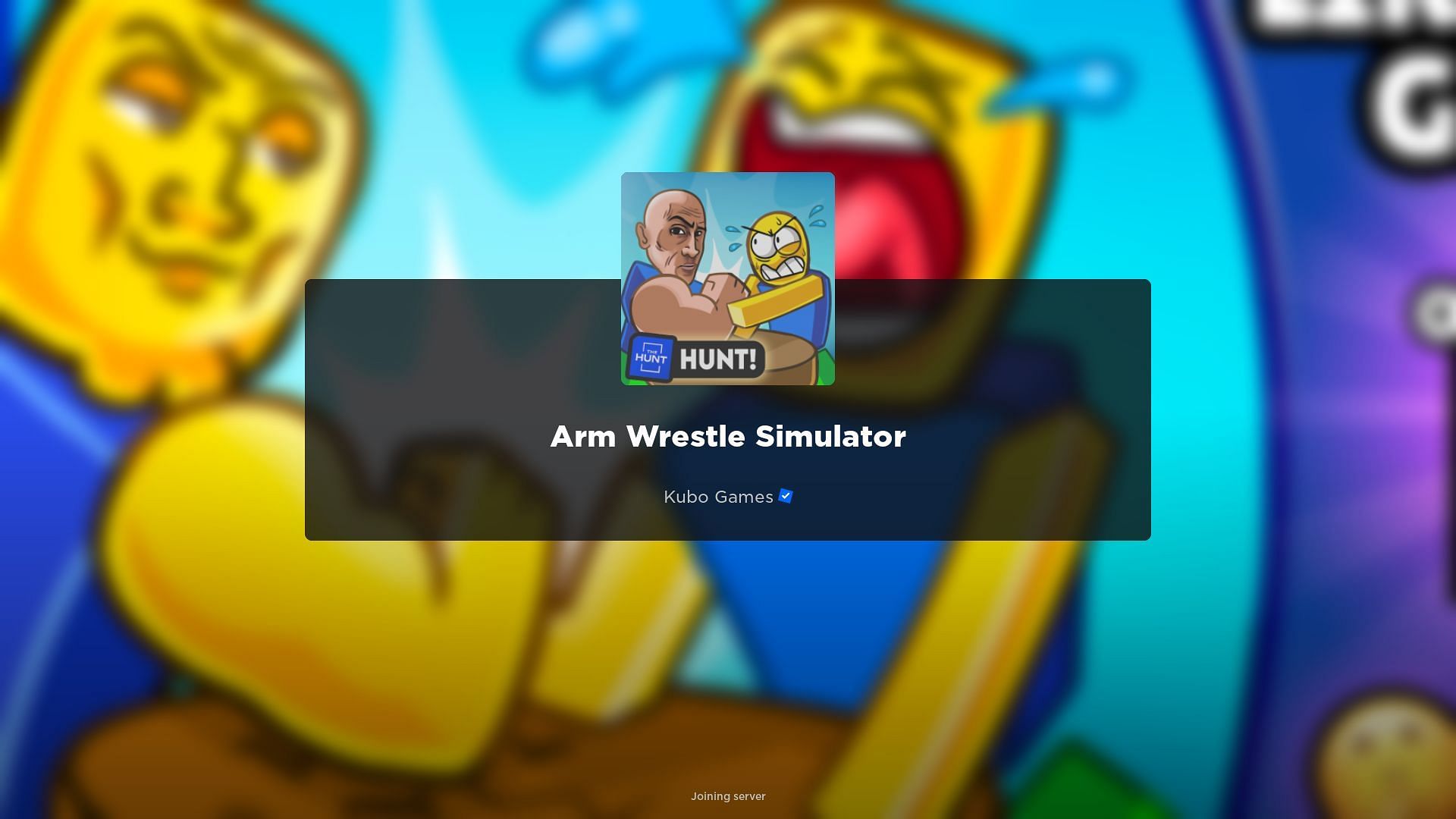 The Hunt in Arm Wrestle Simulator