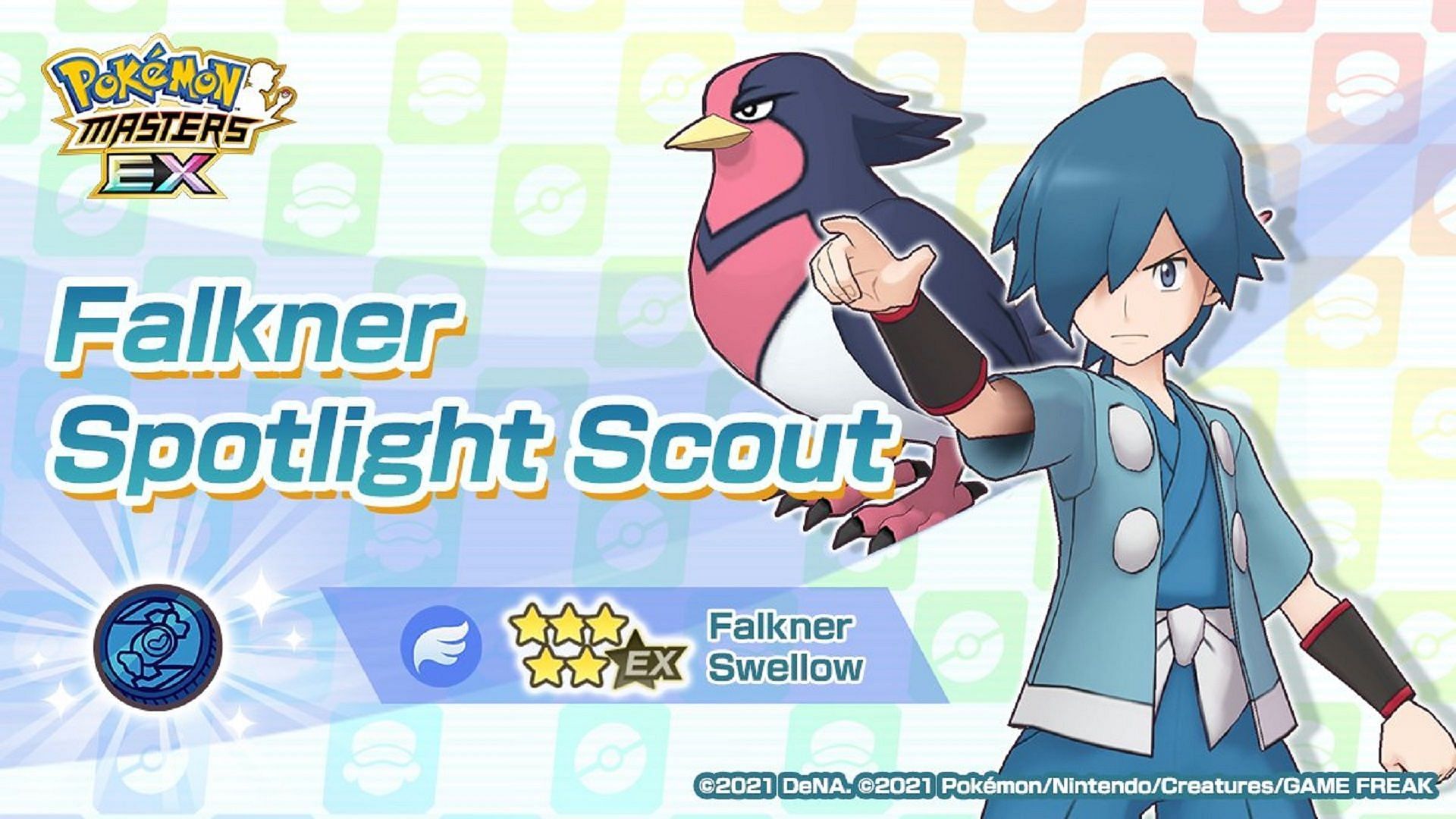 Falkner and Swellow have proven to be an excellent support pairing in Pokemon Masters EX (Image via The Pokemon Company)