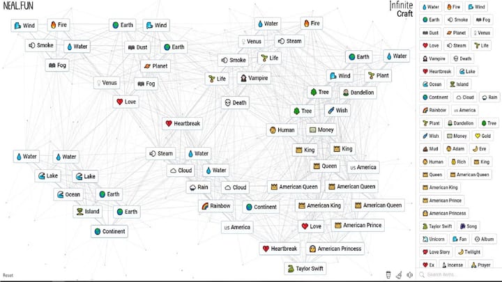 How to make Taylor Swift in Infinite Craft