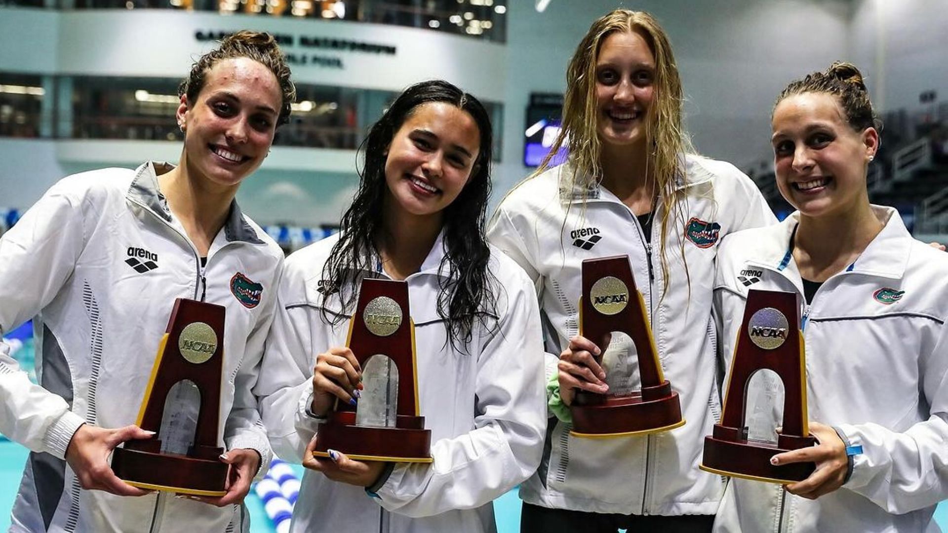 Florida Gators clinch their first NCAA 800-yard Freestyle relay