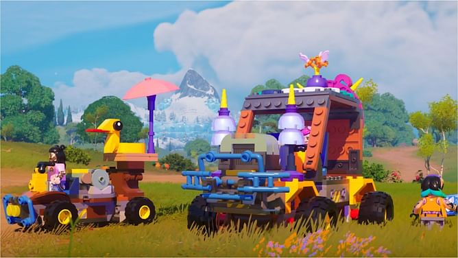 How to make Wheels in LEGO Fortnite