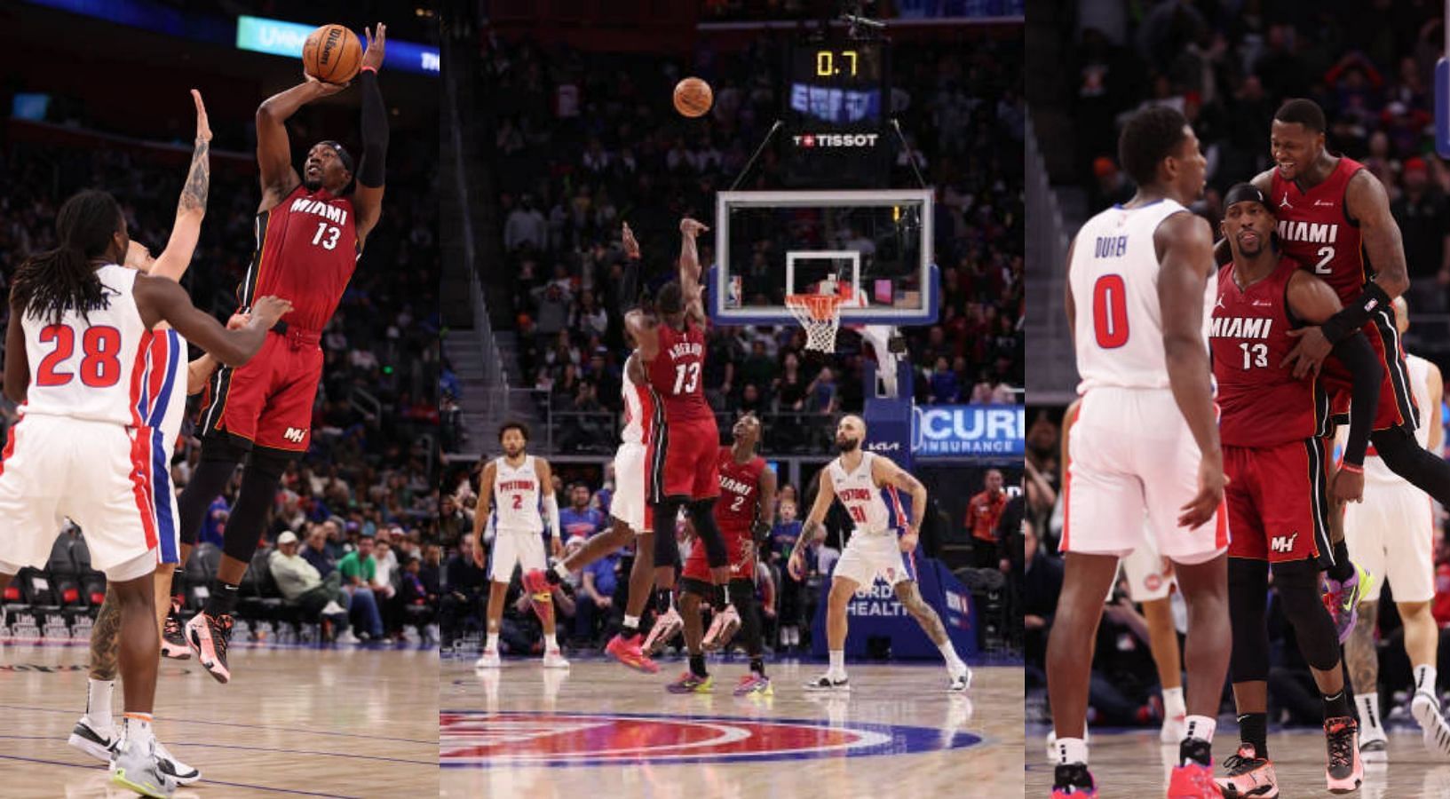 Bam Adebayo Buzzer Beater agasint Detroit Pistons