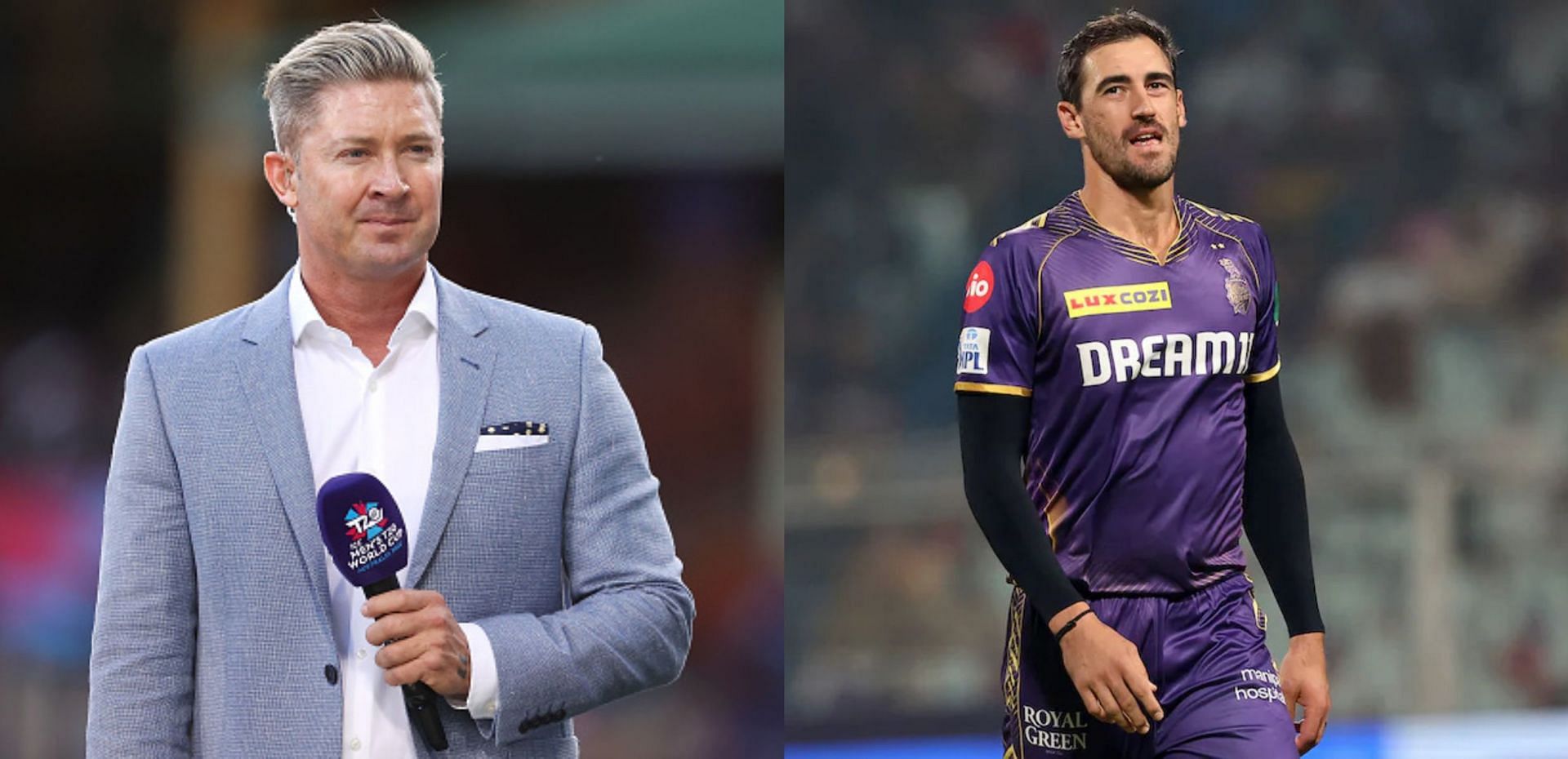 Former Australian skipper Michael Clarke has named KKR speedster Mitchell Starc as the player who is under the most pressure in the ongoing 2024 IPL