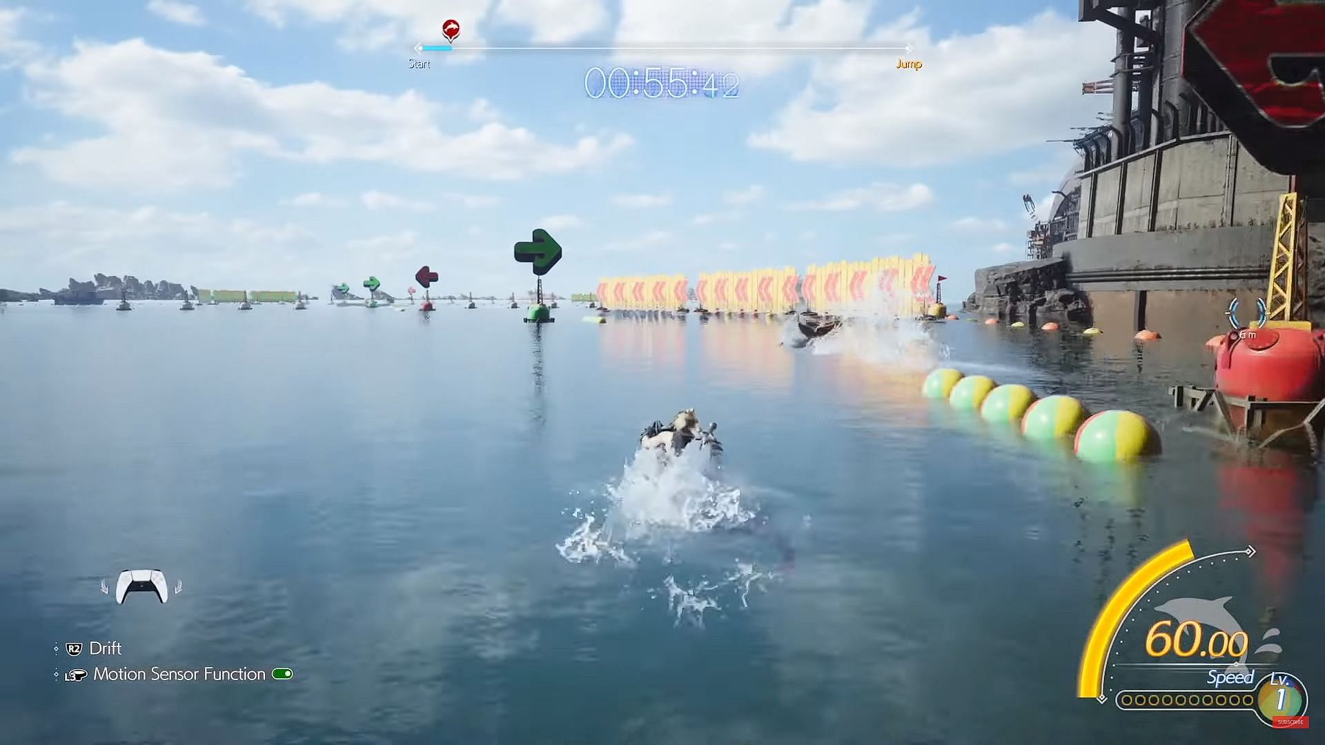 Dawn of a New Era: Riding a Dolphin (Image via Square Enix/YouTube-Trophygamers)