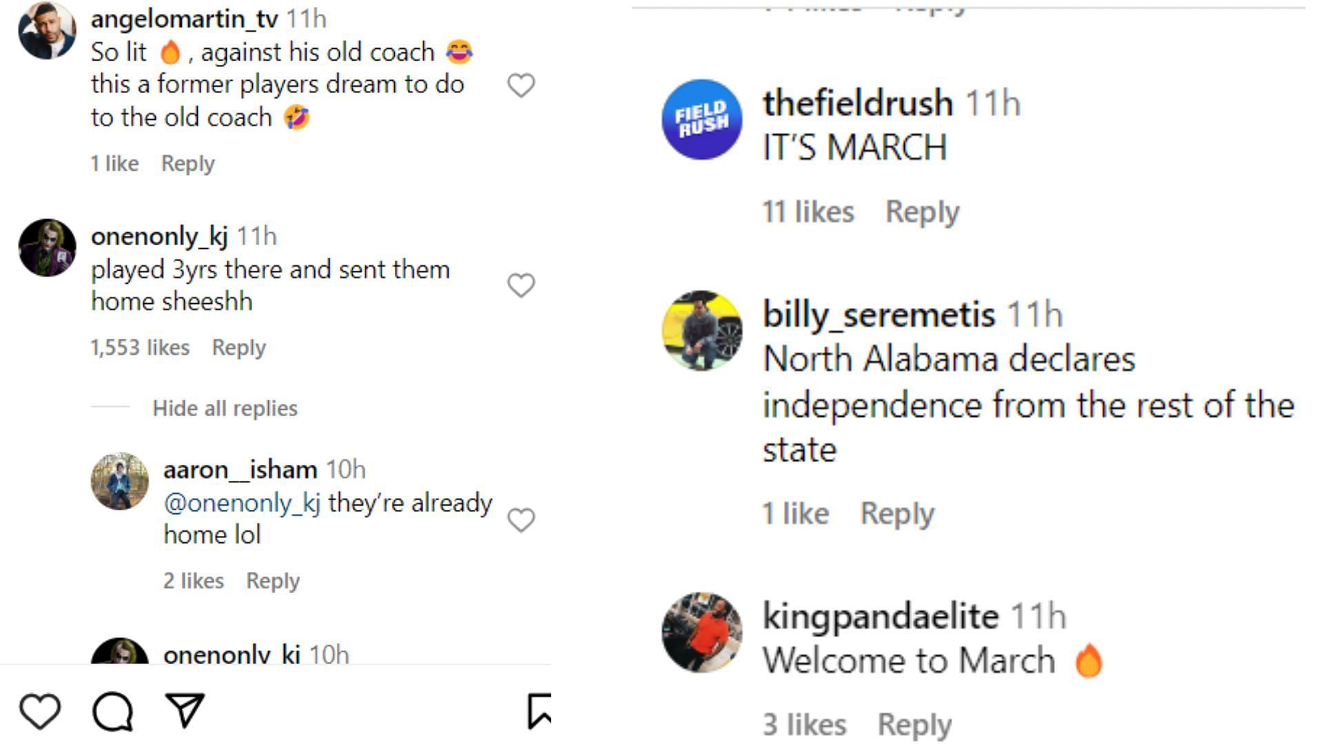 More reactions on KJ Johnson&#039;s shot