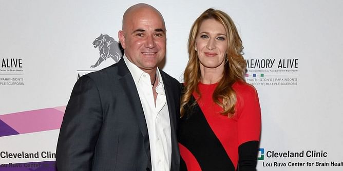 Andre Agassi reveals his children did not understand the level of his & wife Steffi Graf's fame: "Jaden & Jaz were like, What's up with these people?"