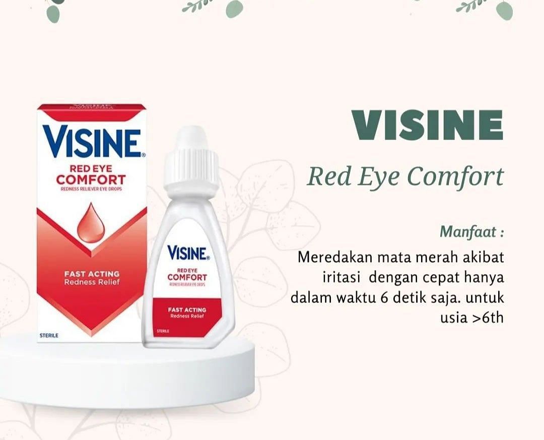 Best eye drops for red eyes: Visine Red Eye Comfort (Image by thesimplebabyshop/Instagram)