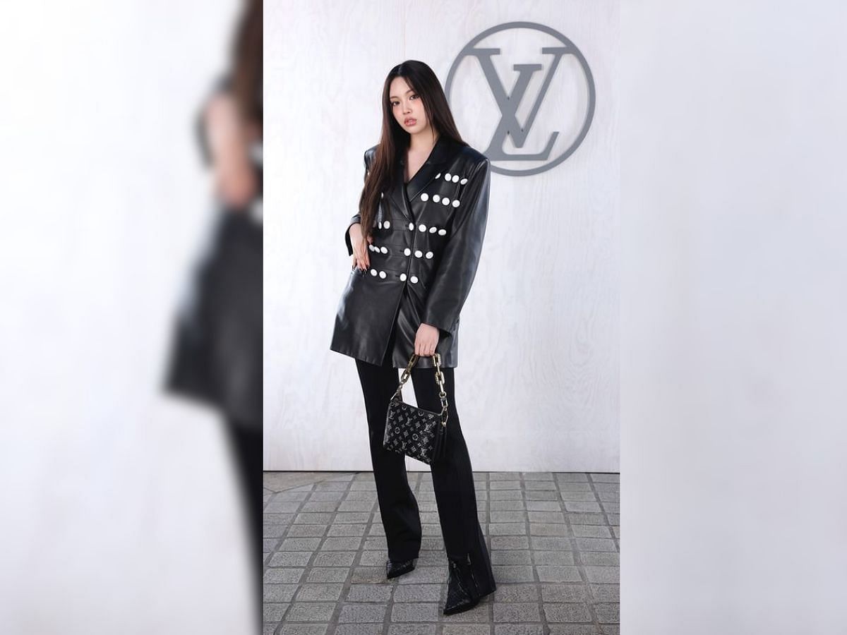 Hyein at Louis Vuitton show at Paris Fashion Week 2024 (Image via Instagram/Louis Vuitton)