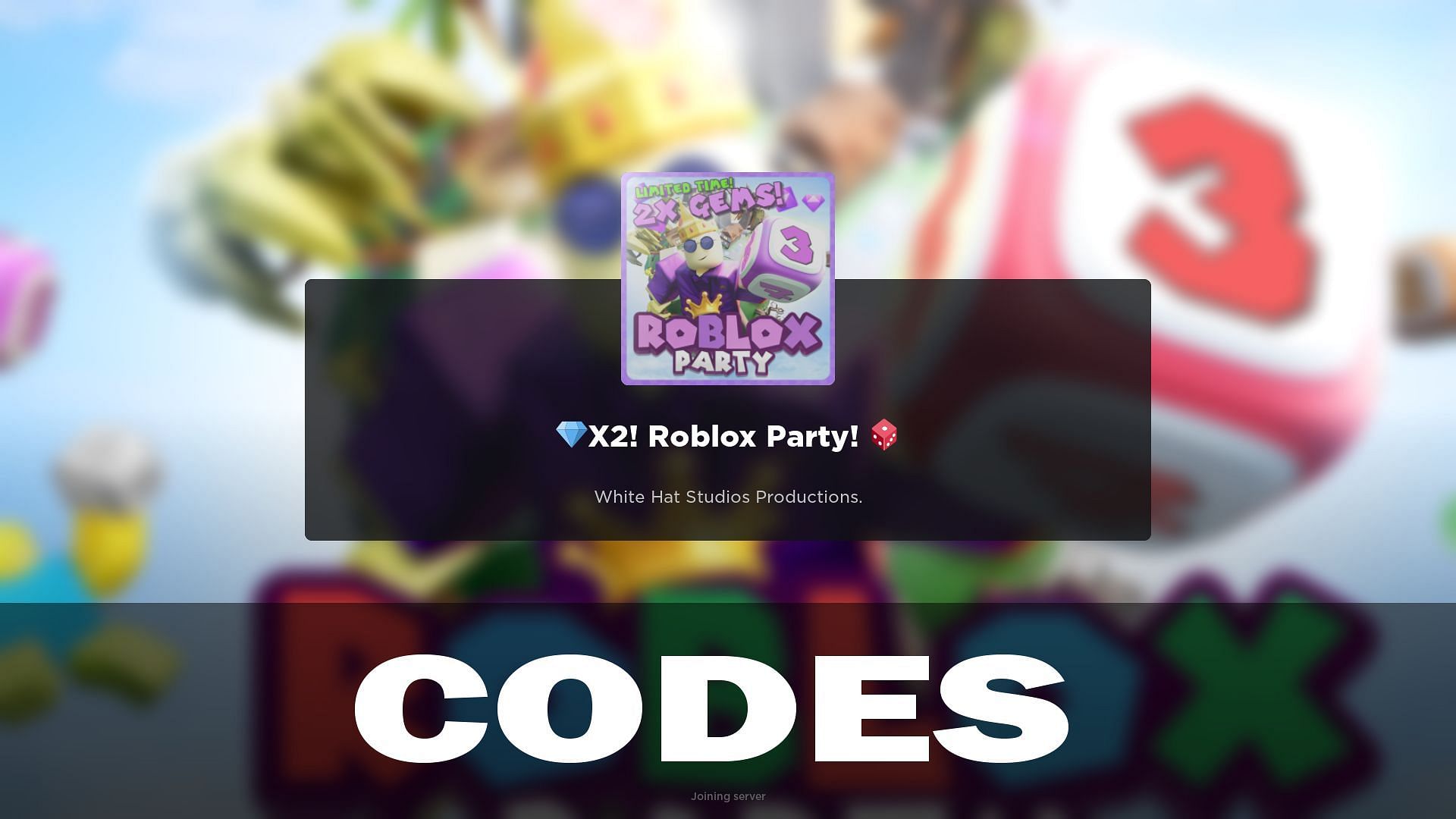Roblox Party codes