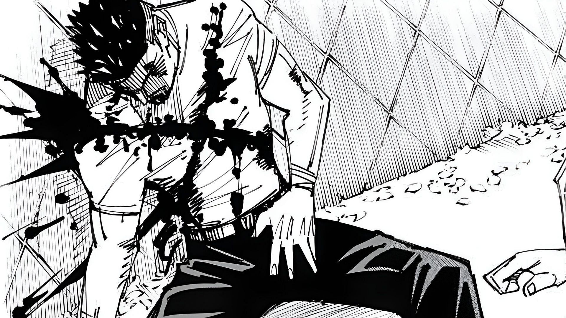 Yaga&#039;s death as seen in the manga (Image via Shueisha)