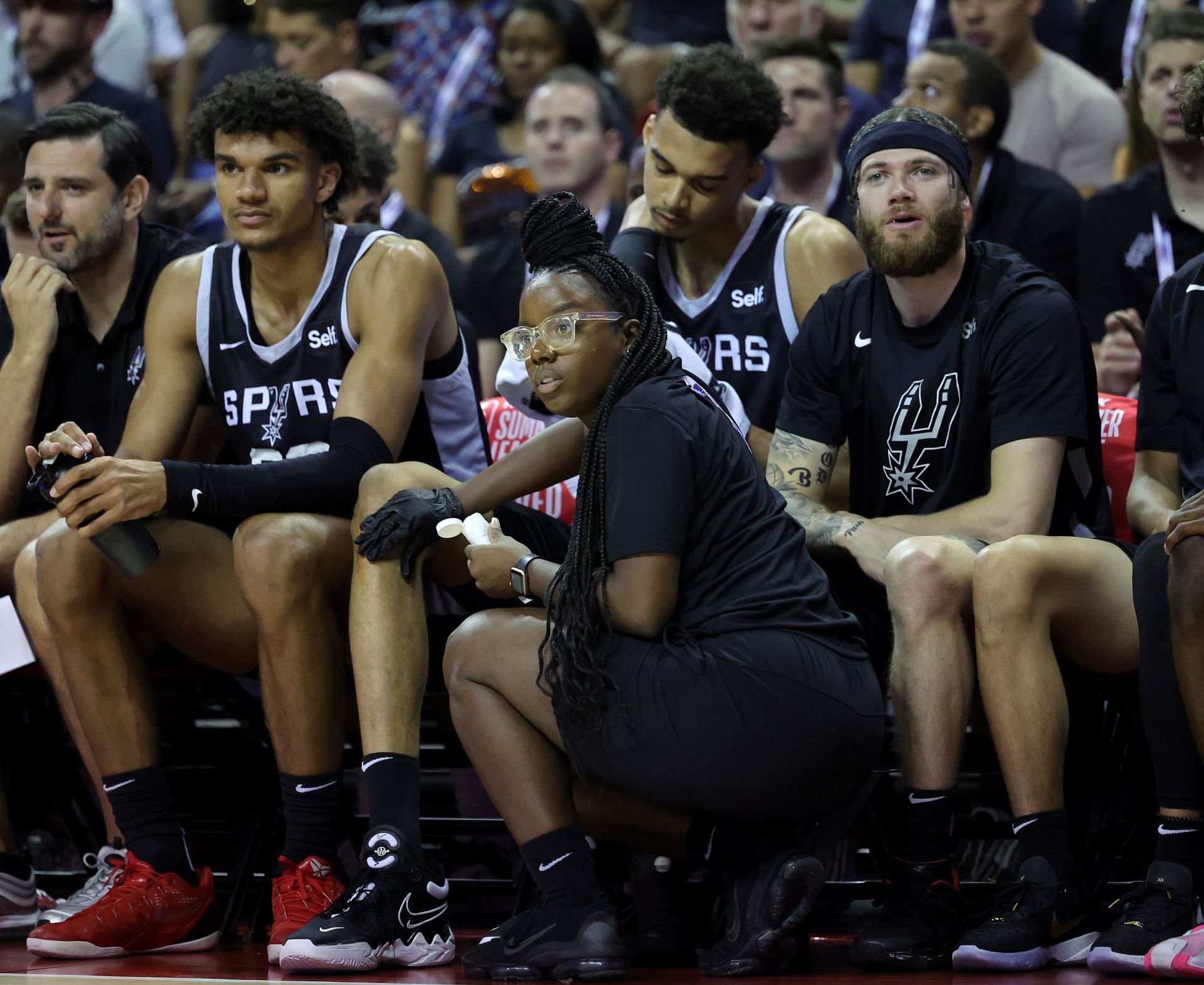 2023 NBA Summer League - San Antonio Spurs v Portland Trail Blazers