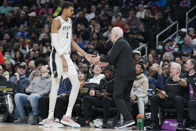 Gregg Popovich comically mocks Victor Wembanyama citing vast age difference with his Bordeaux's