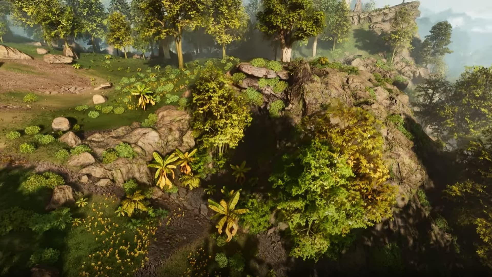 The entrance to the Central Cave in ARK Survival Ascended (Image via Studio Wildcard || NOOBLETS/YouTube)