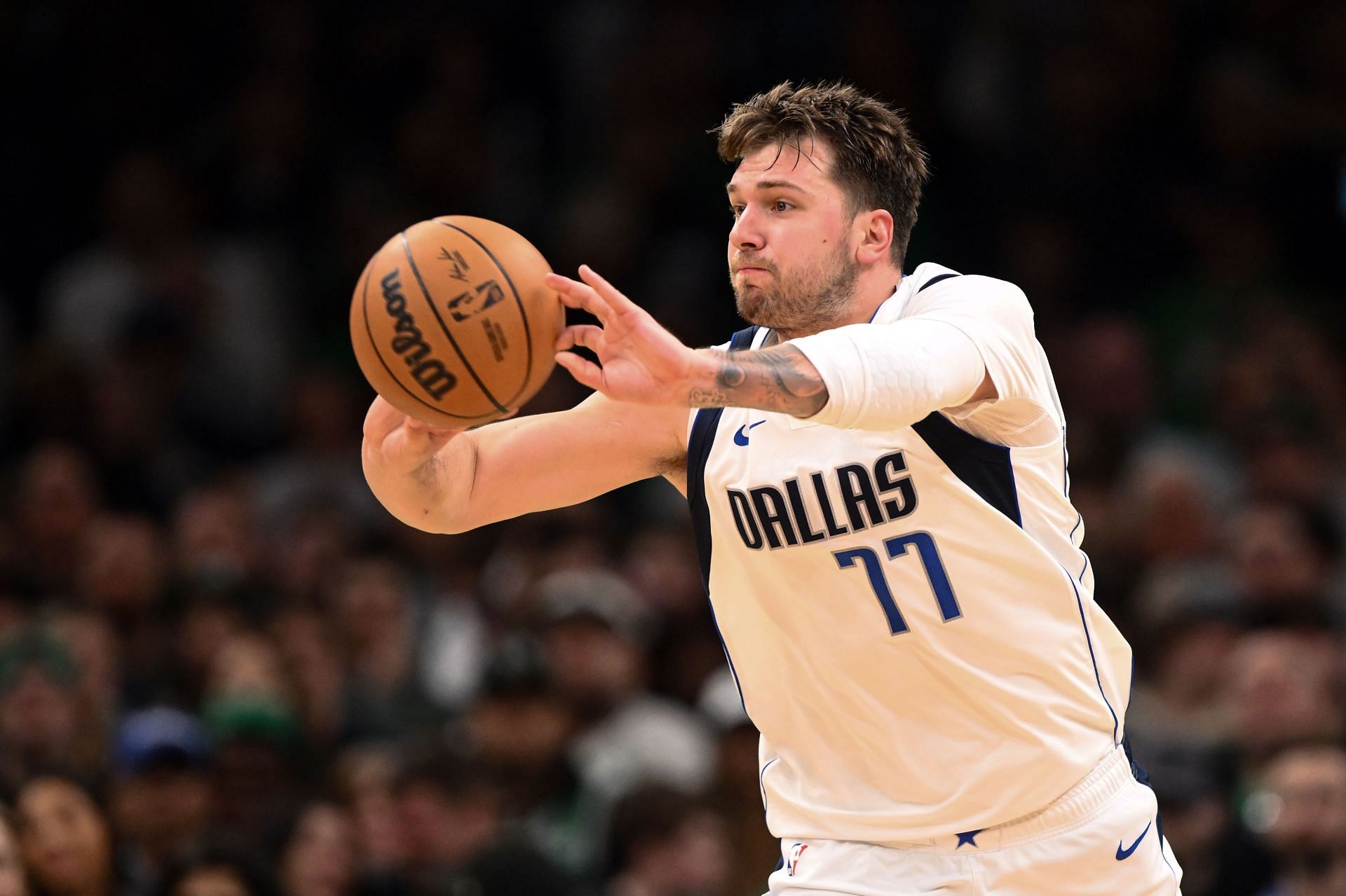 Luka Doncic had another triple-double, but the Mavs lost to the Pacers.