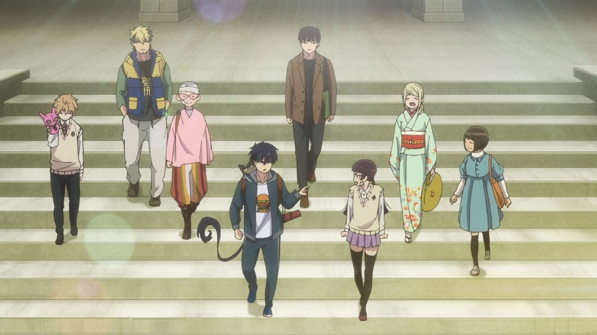 Izumo returns home with her friends (Image via Studio VOLN)