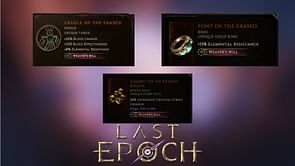 All Weaver's Will items in Last Epoch