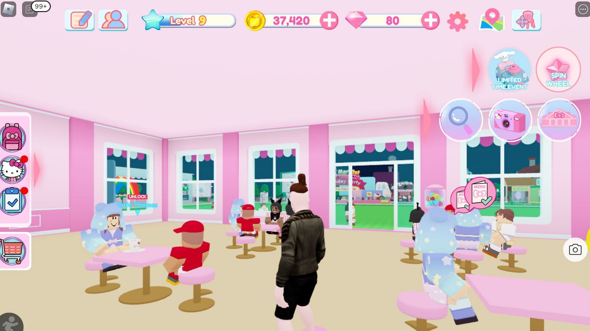The busy cafe (Image via Roblox)