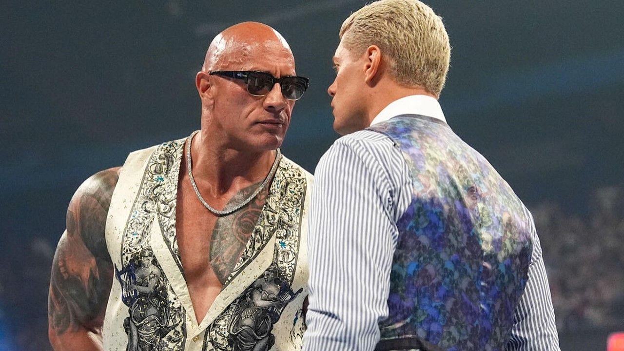 The Rock confronted Cody Rhodes on RAW