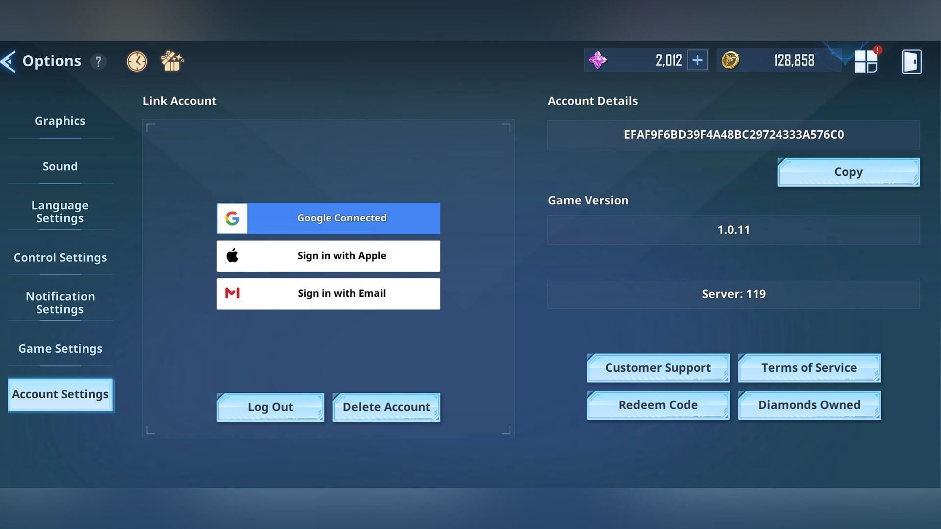 Press the copy button below the Account Details and enter it into the Enter Member Code box (Image via Netmarble)