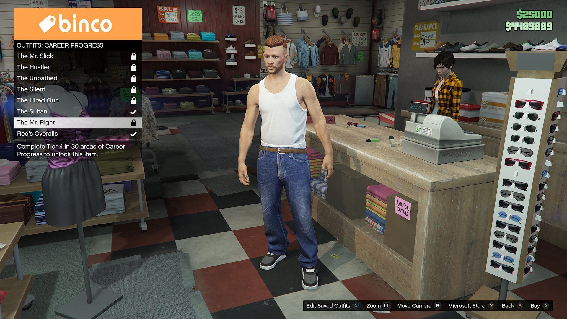 CJ&#039;s outfit that can be obtained in the game (Image via X/@TezFunz2 || Rockstar Games)