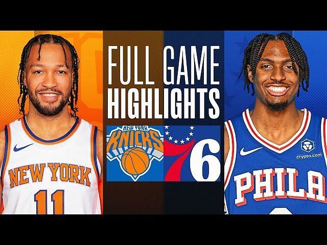 Philadelphia 76ers vs New York Knicks: Prediction, Starting Lineups and ...