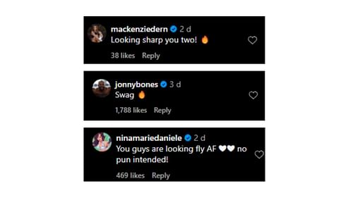 UFC stars comments