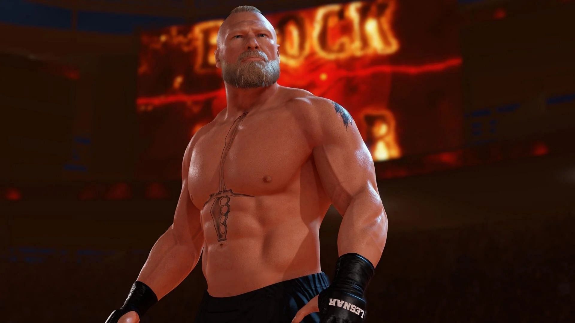 Play as Brock Lesnar in WWE 2K24