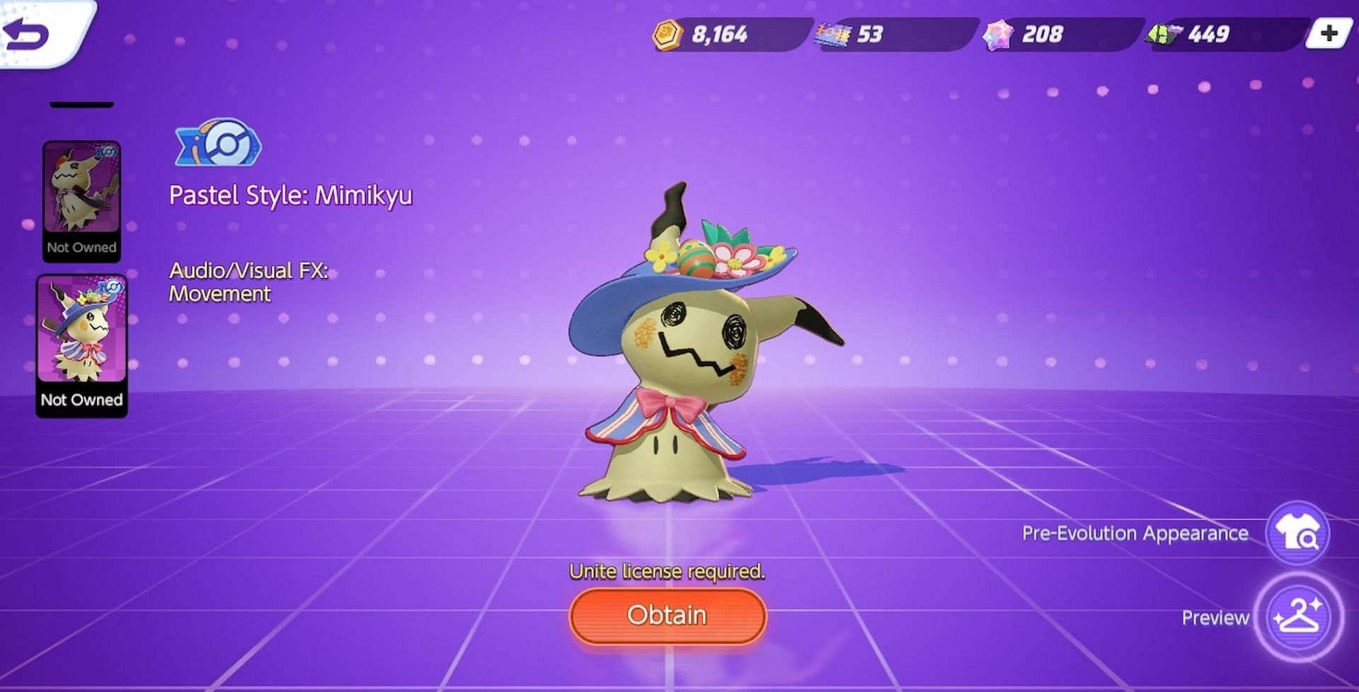 Pastel Style: Mimikyu Holowear (Image via The Pokemon Company)