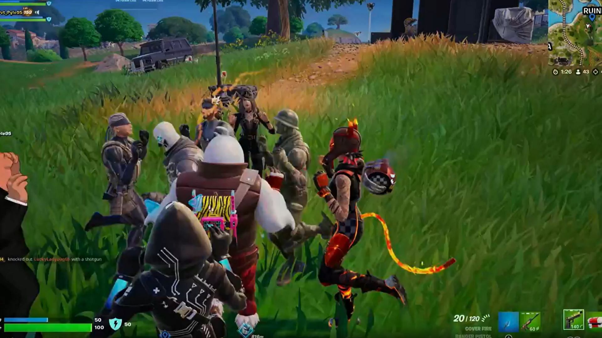 Fortnite players Emote together in a wholesome moment, proof that live events bring the community together