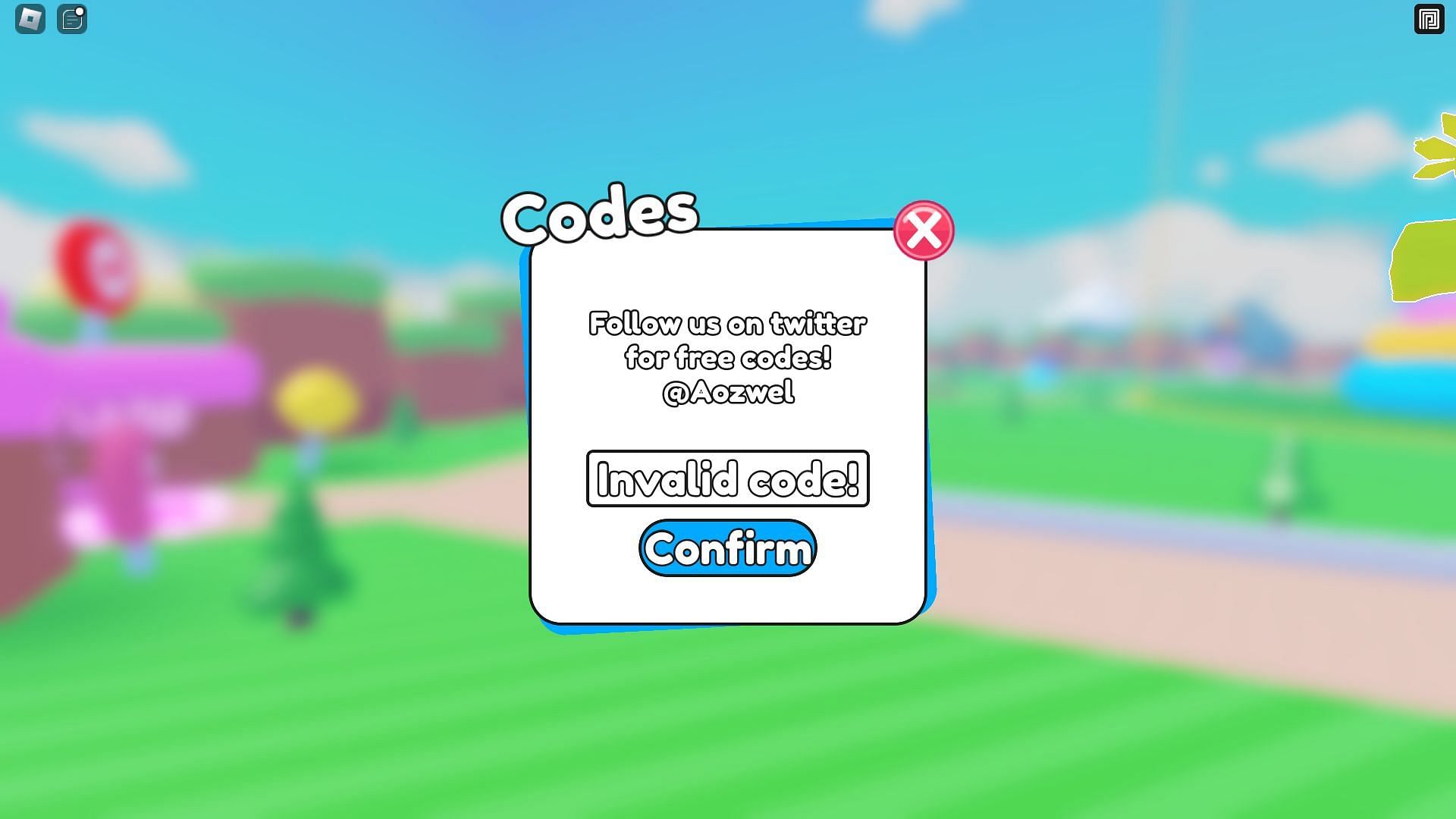 Troubleshooting codes for Baby Simulator (Image via Roblox)