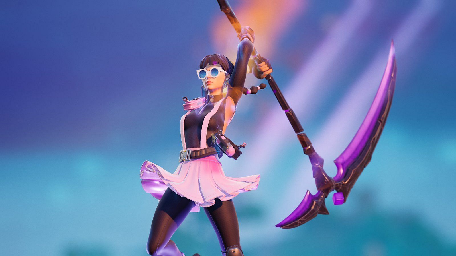 How to get Midnight Scythe Pickaxe for free in Fortnite Chapter 5 Season 2 (Image via Epic Games||X/ox0Sheena0xo)