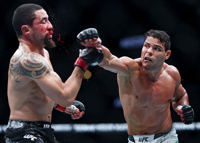 "He can fight wars" - Robert Whittaker concedes that Paulo Costa was "much faster" than expected