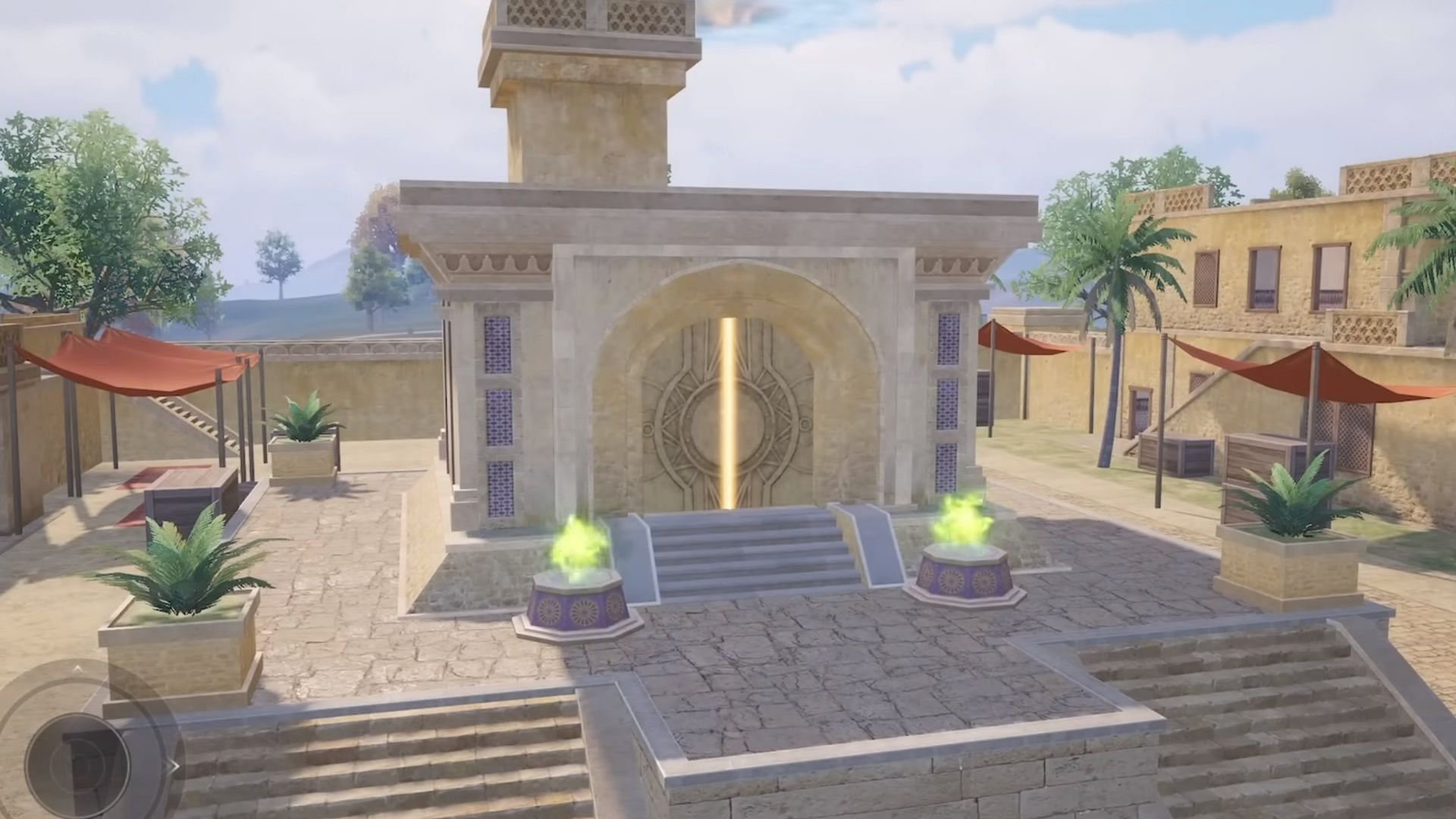 View of an Auspicious Vault in PUBG Mobile and BGMI 3.1 update (Image via Tencent Games, YouTube/ Zendex)