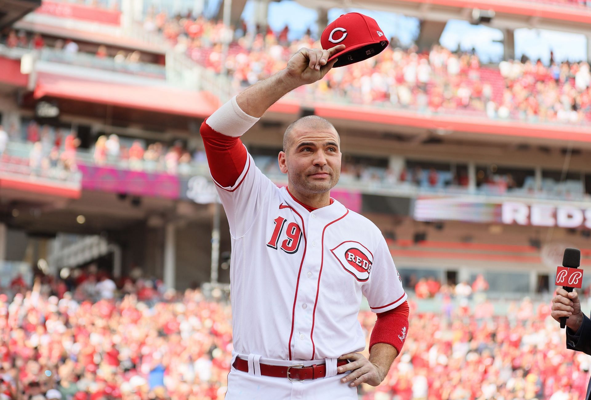 Joey Votto is with the Blue Jays now