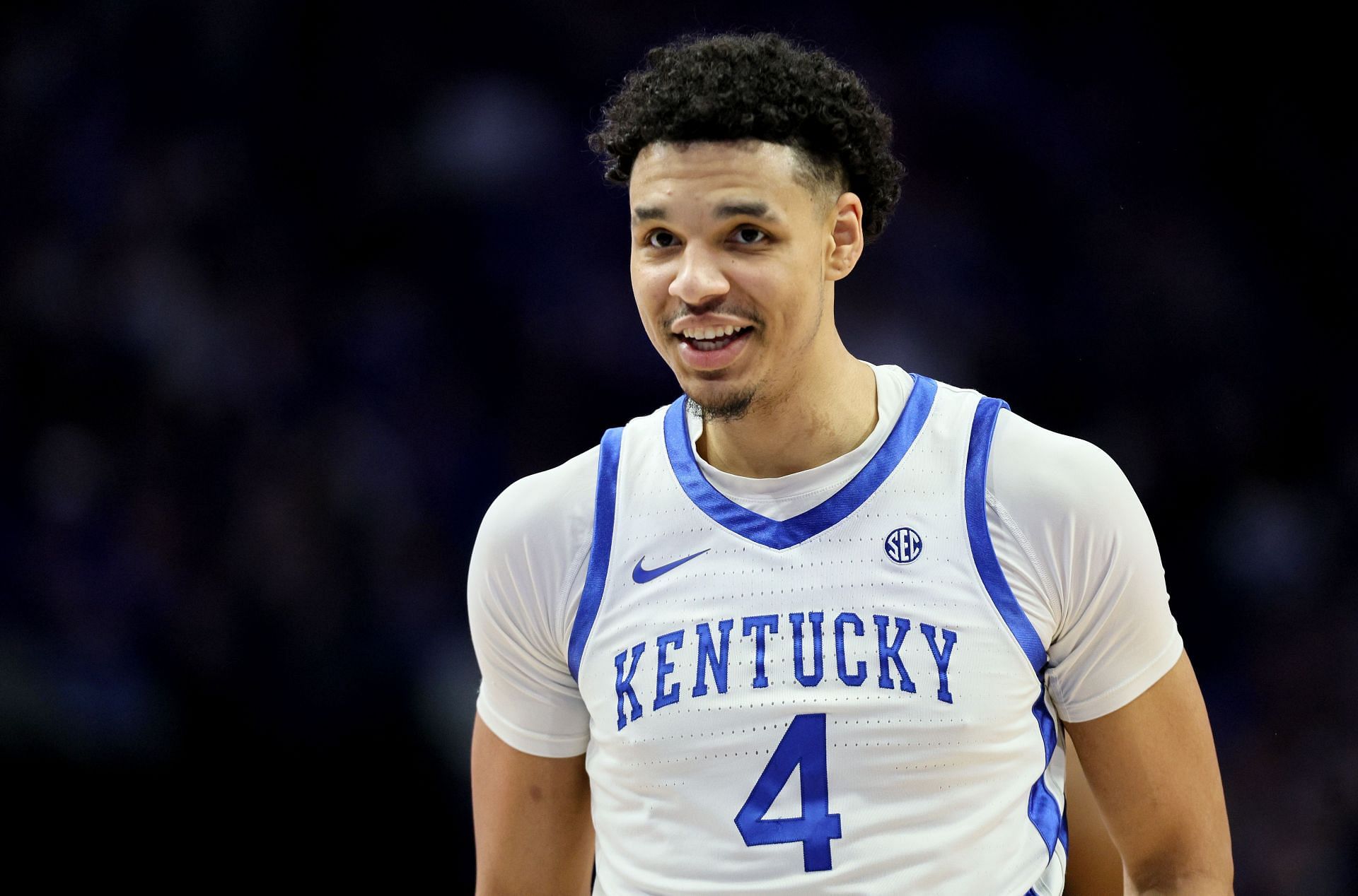 Kentucky center Tre Mitchell has been dealing with a nagging shoulder injury.