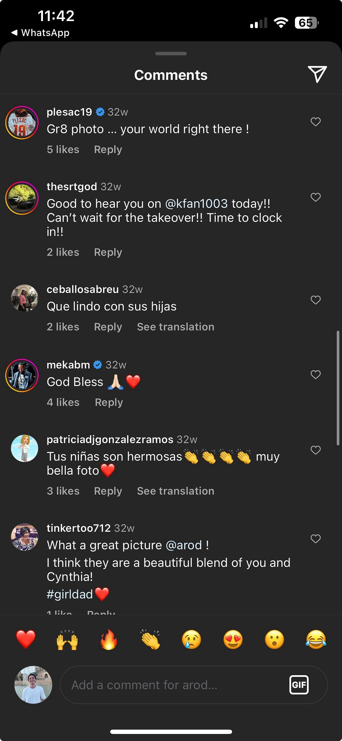 IG Comments