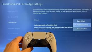 PS5 Performance mode vs. Resolution mode: Which offers a better gaming experience?