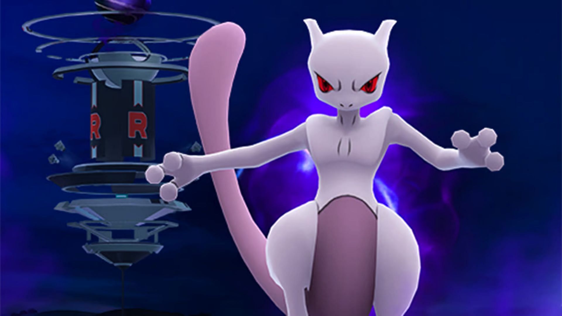 Screengrab from Shadow Mewtwo promotional video (Image via Niantic)
