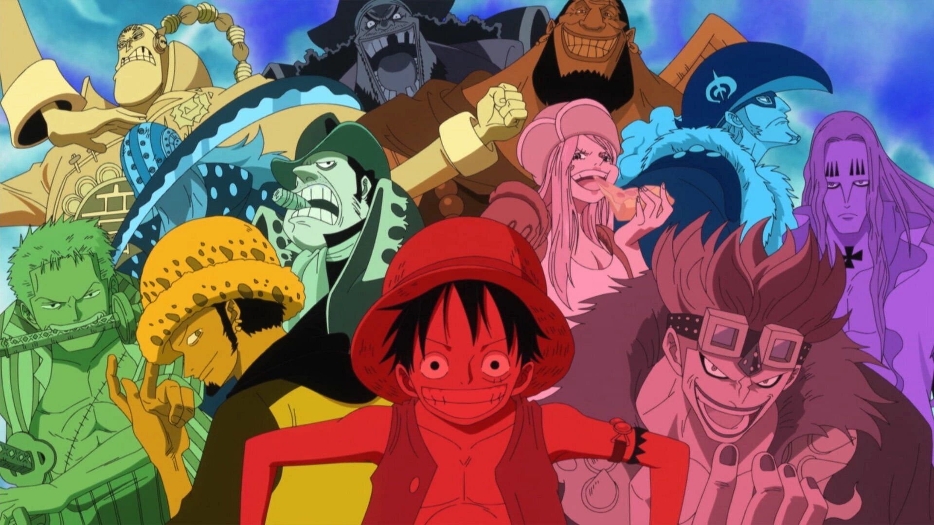 One Piece and the origins of the Worst Generation (Image via Toei Animation).