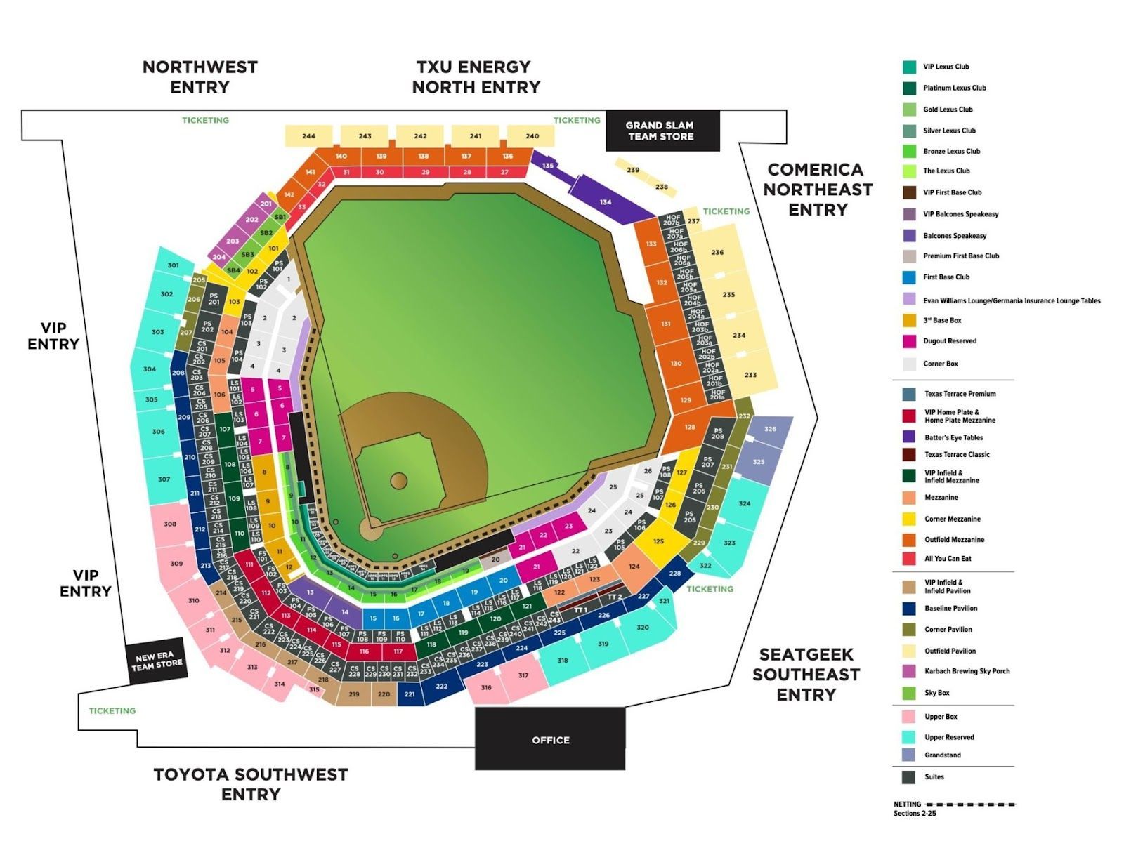 Globe Life Field Seating Chart